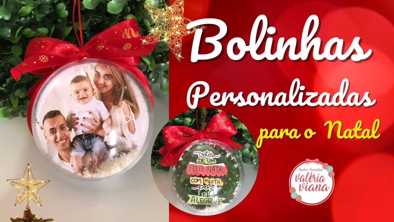 Bolinhas Personalizadas para o Natal