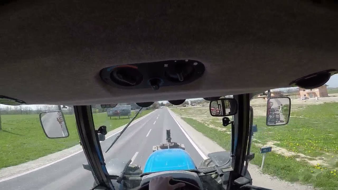 Cabview New Holland TL100A + Agro-Masz/ Saatbettbreitung