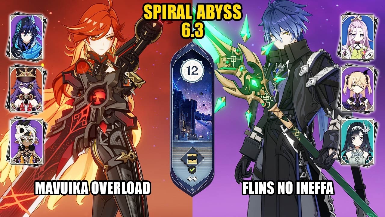 Mavuika Overload & Flins No Ineffa | Spiral Abyss 6.3 | Genshin Impact