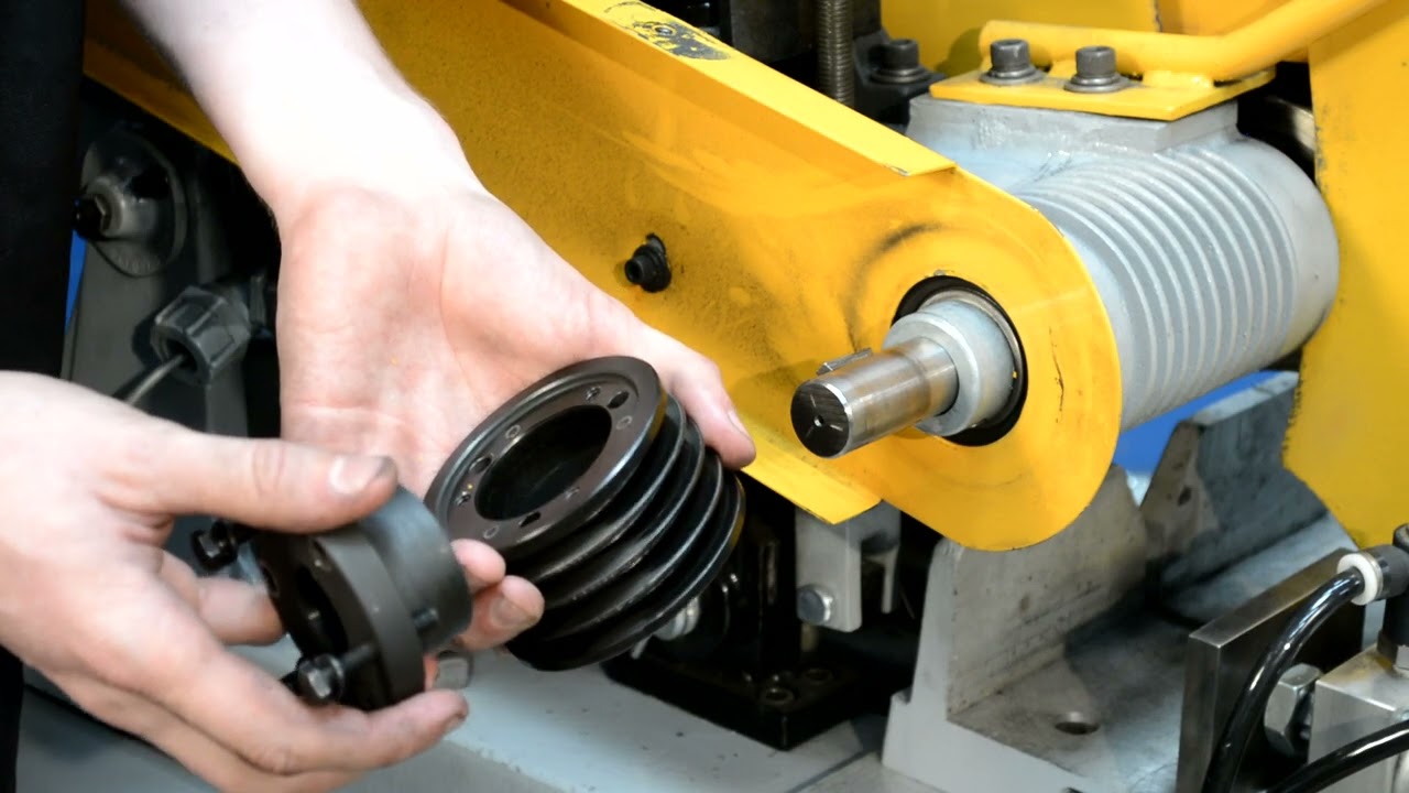 How to Replace the Pulleys on an Everett Industries Chop Saw