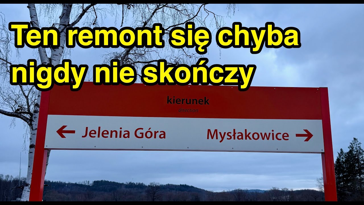 Niekończąca się rewitalizacja linii kolejowej do Karpacza - styczniowy przelot na LK 308 oraz LK 340