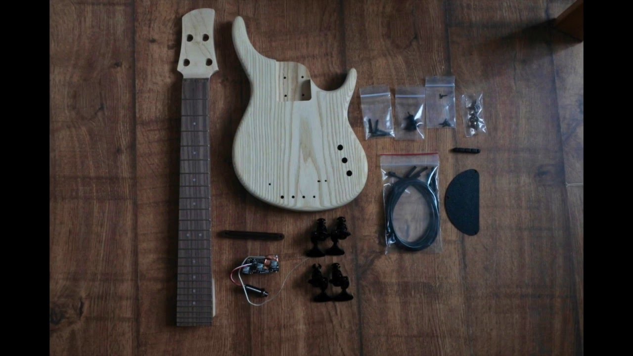 Build a Kala solid body Ubass from kit DIY