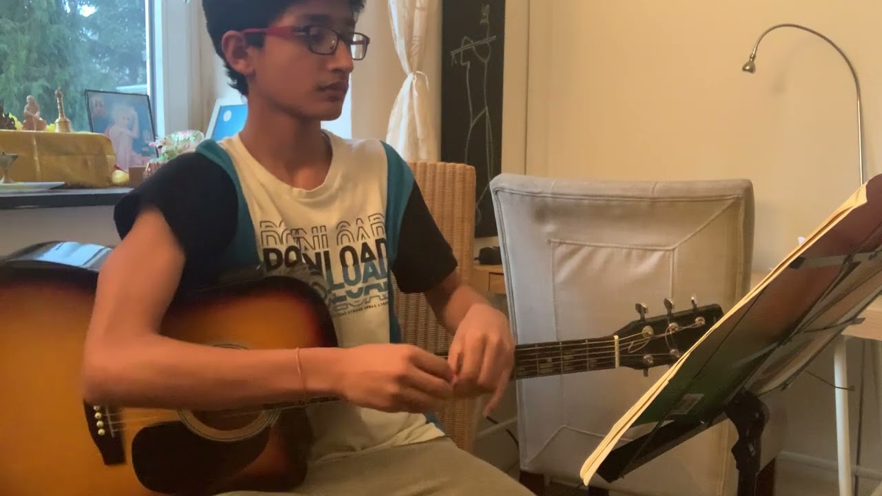 93 Marks Distinction | Trinity College London | Acoustic Guitar | Classical & Jazz | Grade 2 | KRMS