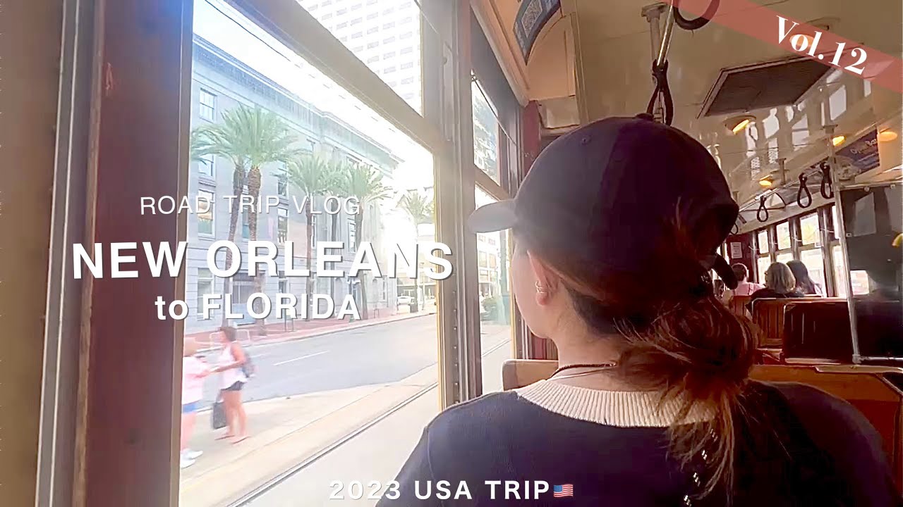 [USA road trip] #12 ジャズの街ニューオリンズ！バーボンストリートのジャズバー🎷！フロリダディズニー提携ホテル！ | New Orleans | Orlando |