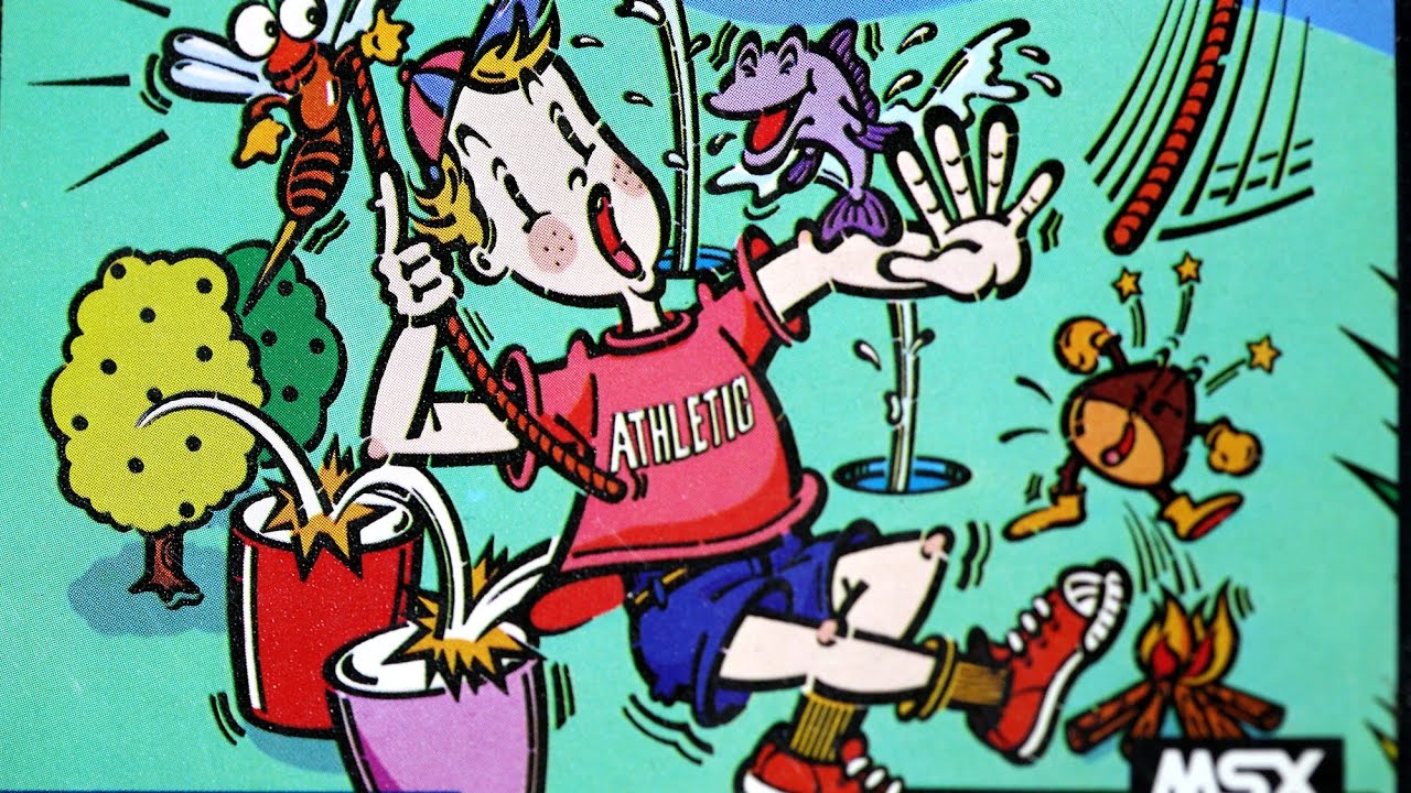 Classic Game Room - ATHLETIC LAND review for MSX