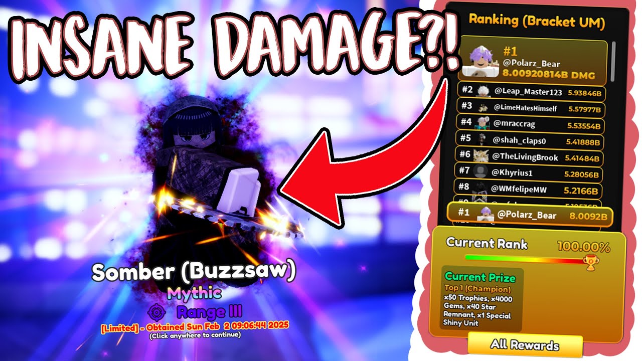 DESTROYING Tournament 106 With The NEW SAKAMOTO UNITS!! | Anime Adventures