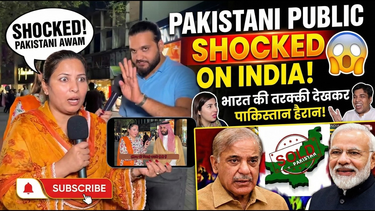 PAKISTANI PUBLIC SHOCKED! 😱 India की तरक्की देख कर रो पड़े लोग? | #reaction @RobinNimeshReactions