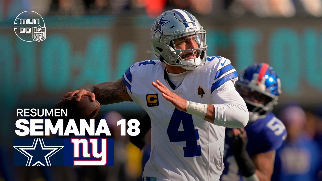 Dallas Cowboys vs. New York Giants | Resumen NFL en espa&ntilde;ol - Semana 18 | NFL Highlights 2025
