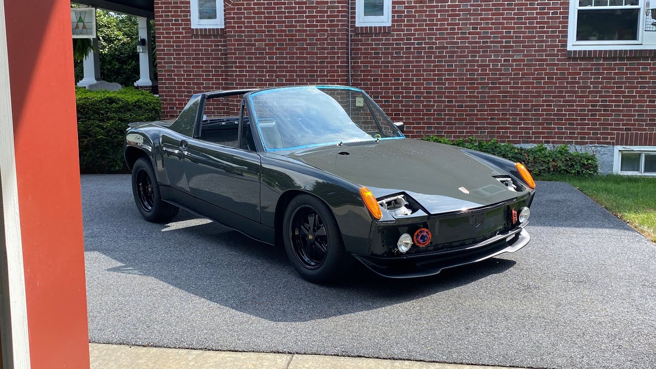 1973 Porsche 914 FINALLY on wheels ( out of garage too ) | Part Three