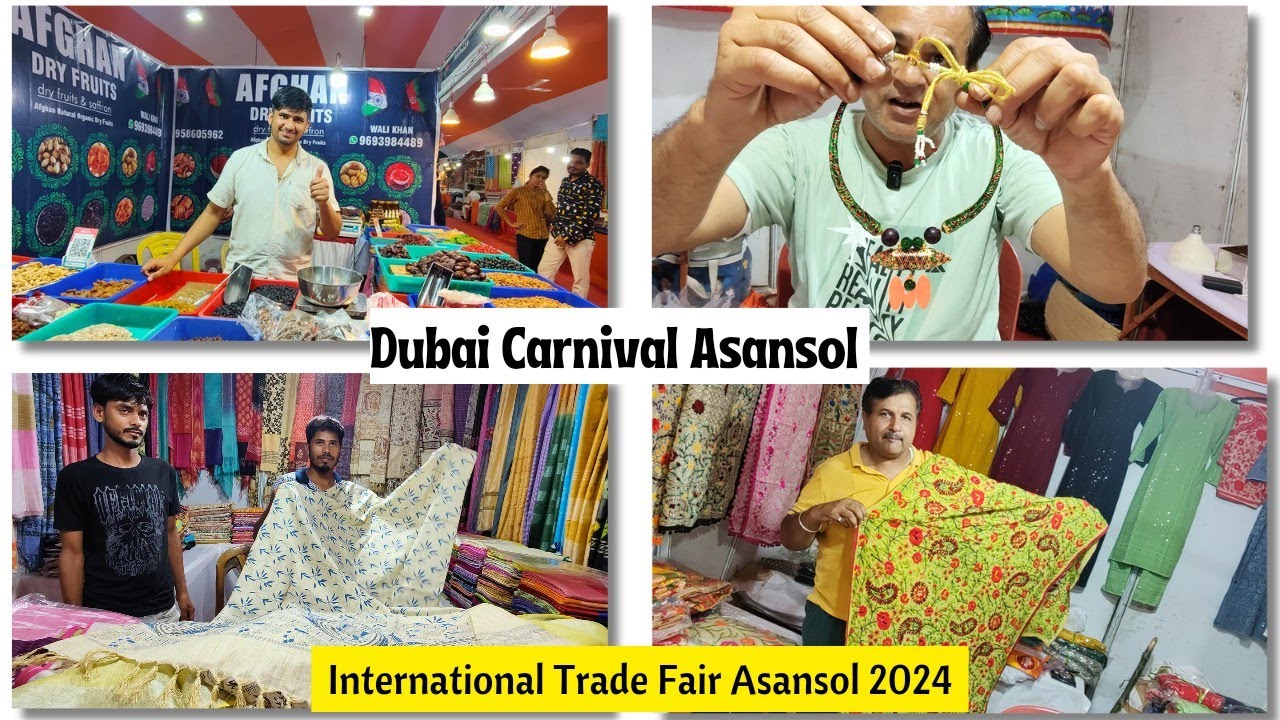 Asansol International Trade Fair 2024||Dubai Carnival।। Handloom Handcraft Expo।।