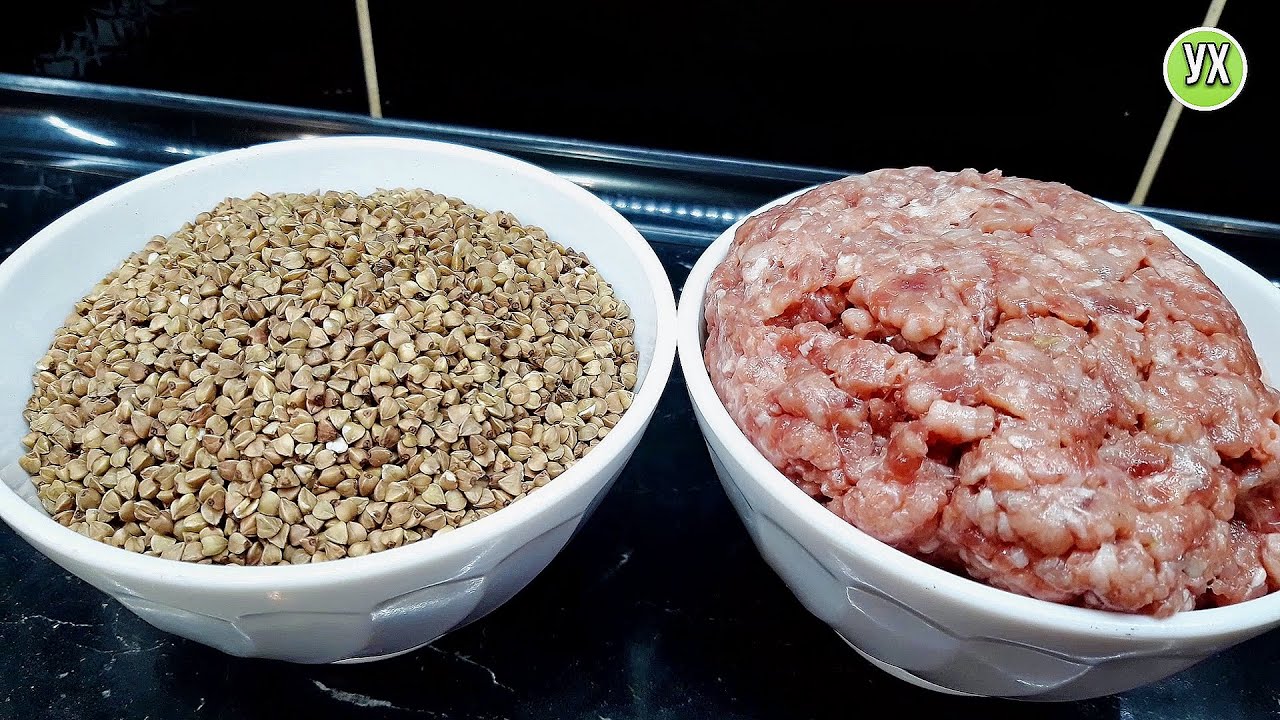 Беру ФАРШ и ГРЕЧКУ: готовлю очень простой, БЫСТРЫЙ и вкусный ужин в сковороде.