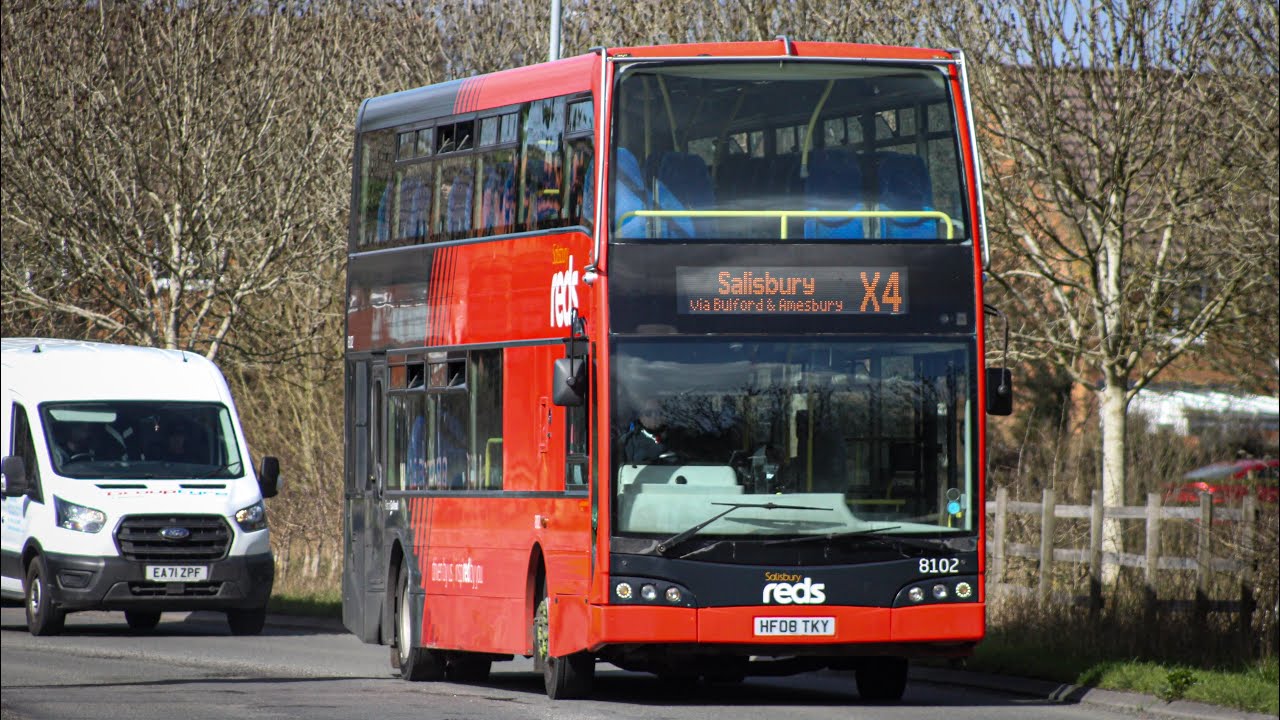 *LOUD AXLES* Salisbury Reds 8102 HF08TKY on the X4 to Salisbury