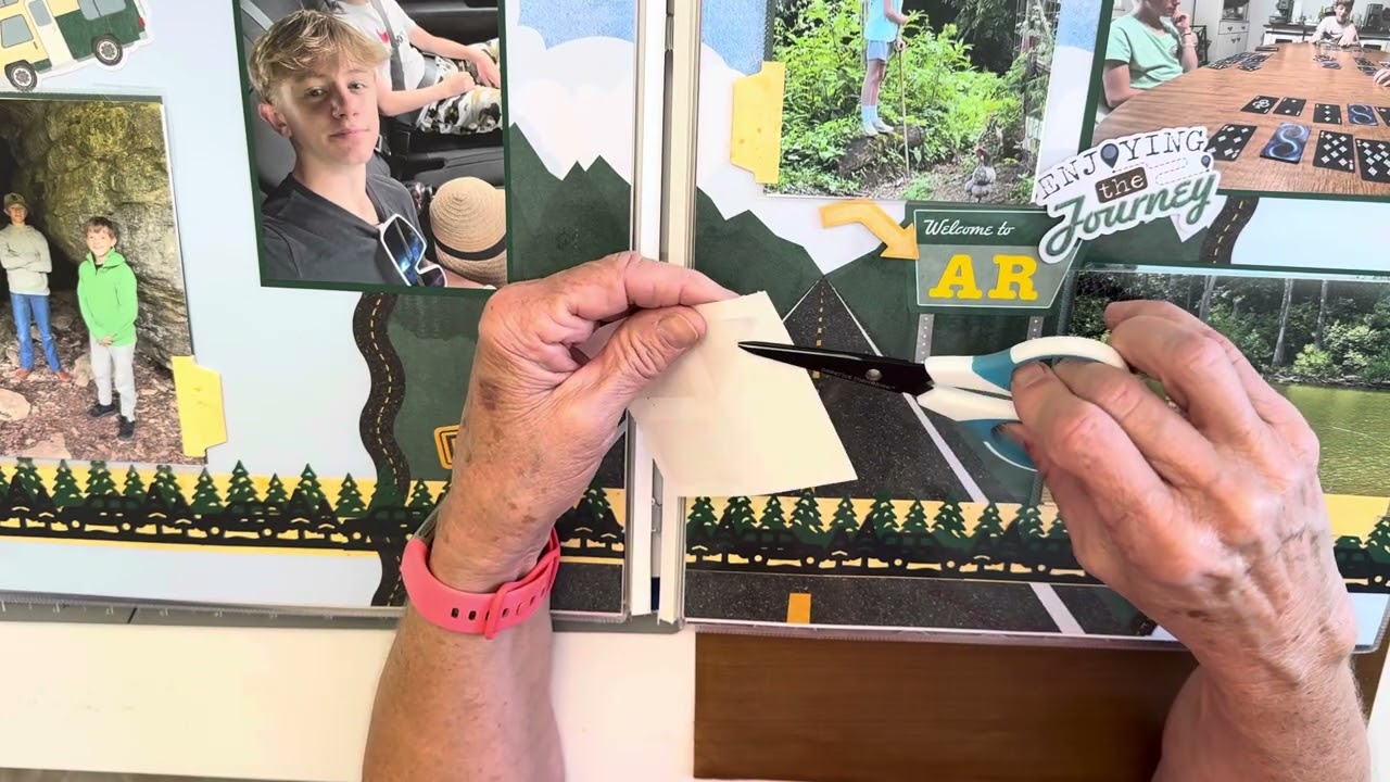 Steph’s Sassy Scrappers using clear corners