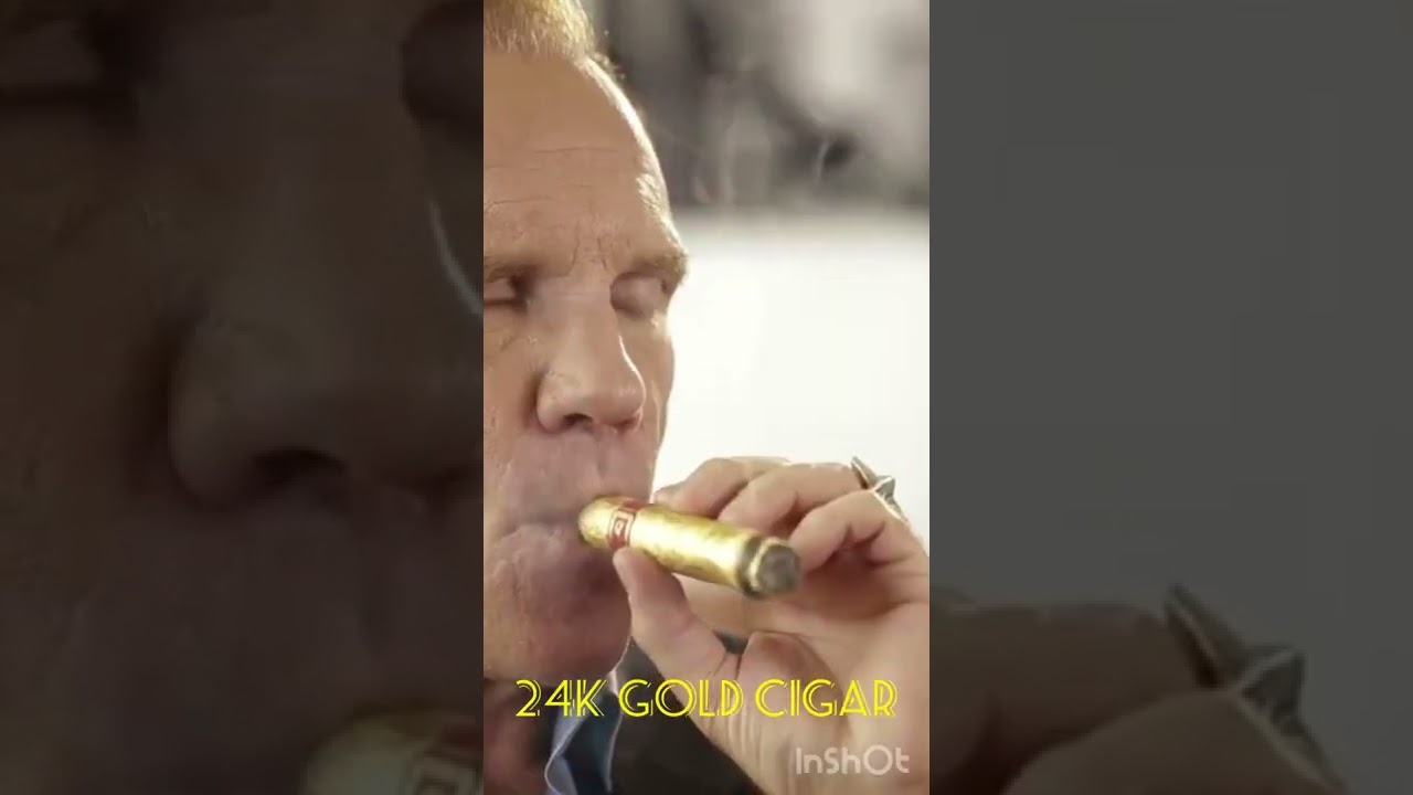 Cigar made out of 24 Karat Gold !