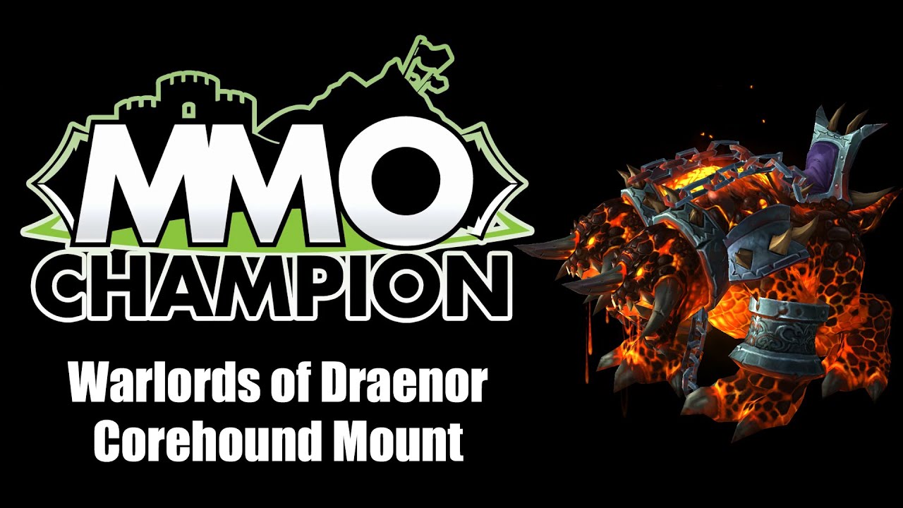 World of Warcraft 10th Anniversary - Corehound Mount