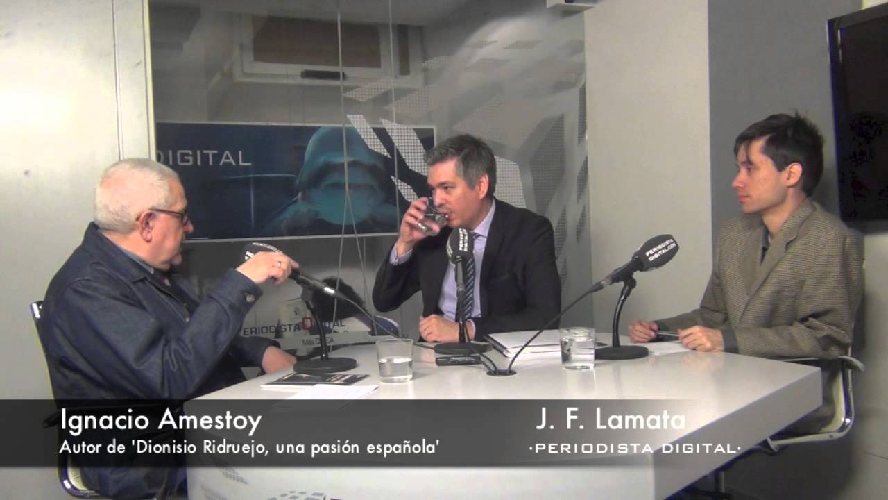 Ignacio Amestoy, autor de 'Dionisio Ridruejo, una pasión española'. 24-3-2014