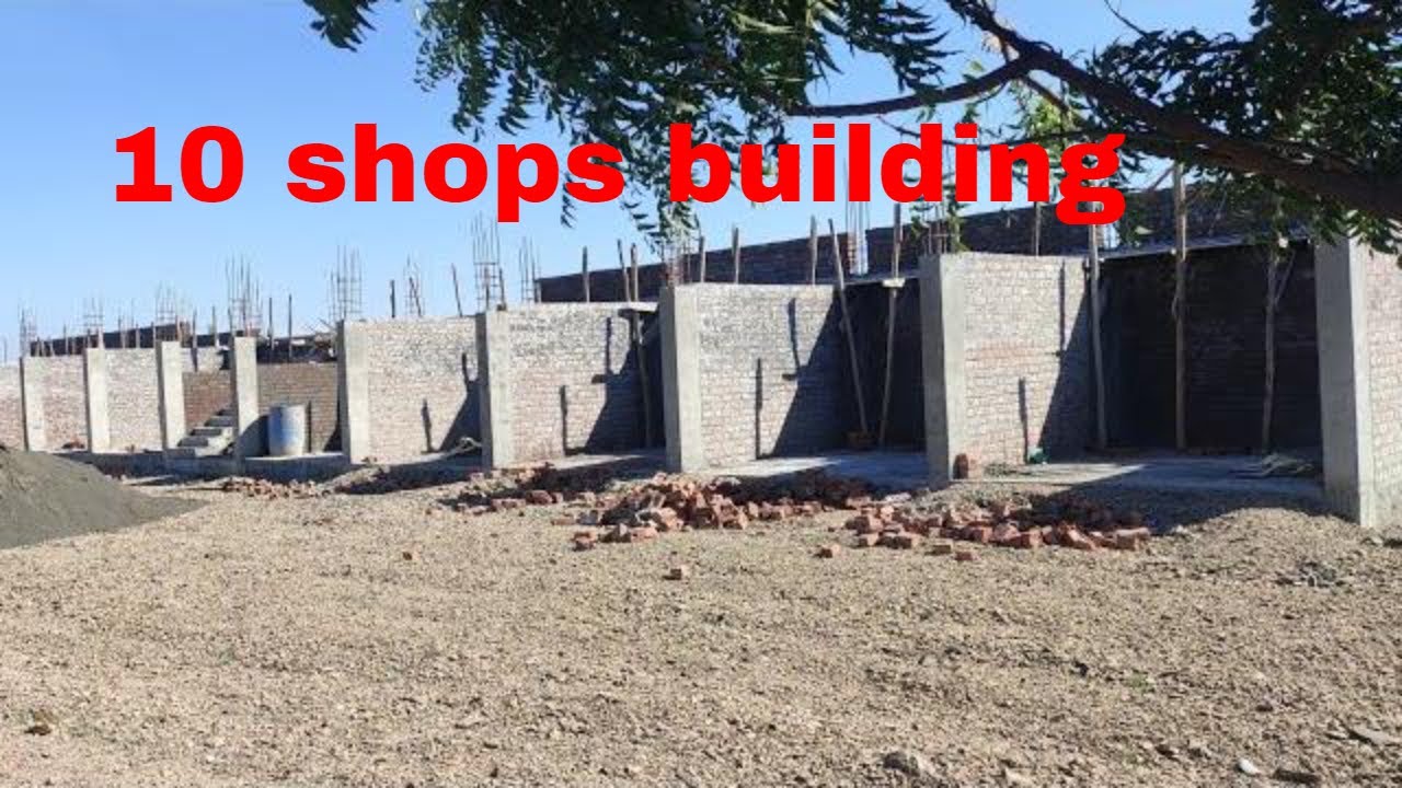 Commercial shop building of 10 shops