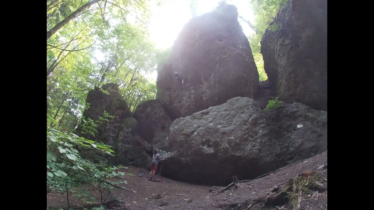 Ania, isolation 8- , Grune Holle, Frankenjura