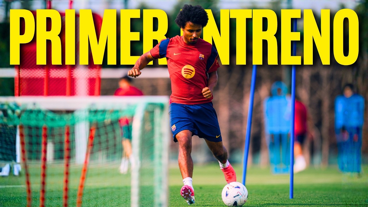 🔵🔴 PRIMER ENTRENAMIENTO de ADEYEMI⚡con el BAR&Ccedil;A🔥