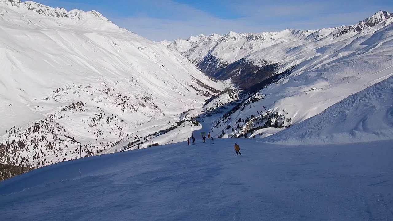 Die sch&ouml;nsten Abfahrten von Obergurgl: Nr. 4 - Hohe Mut - Steinmannbahn (4K Video)