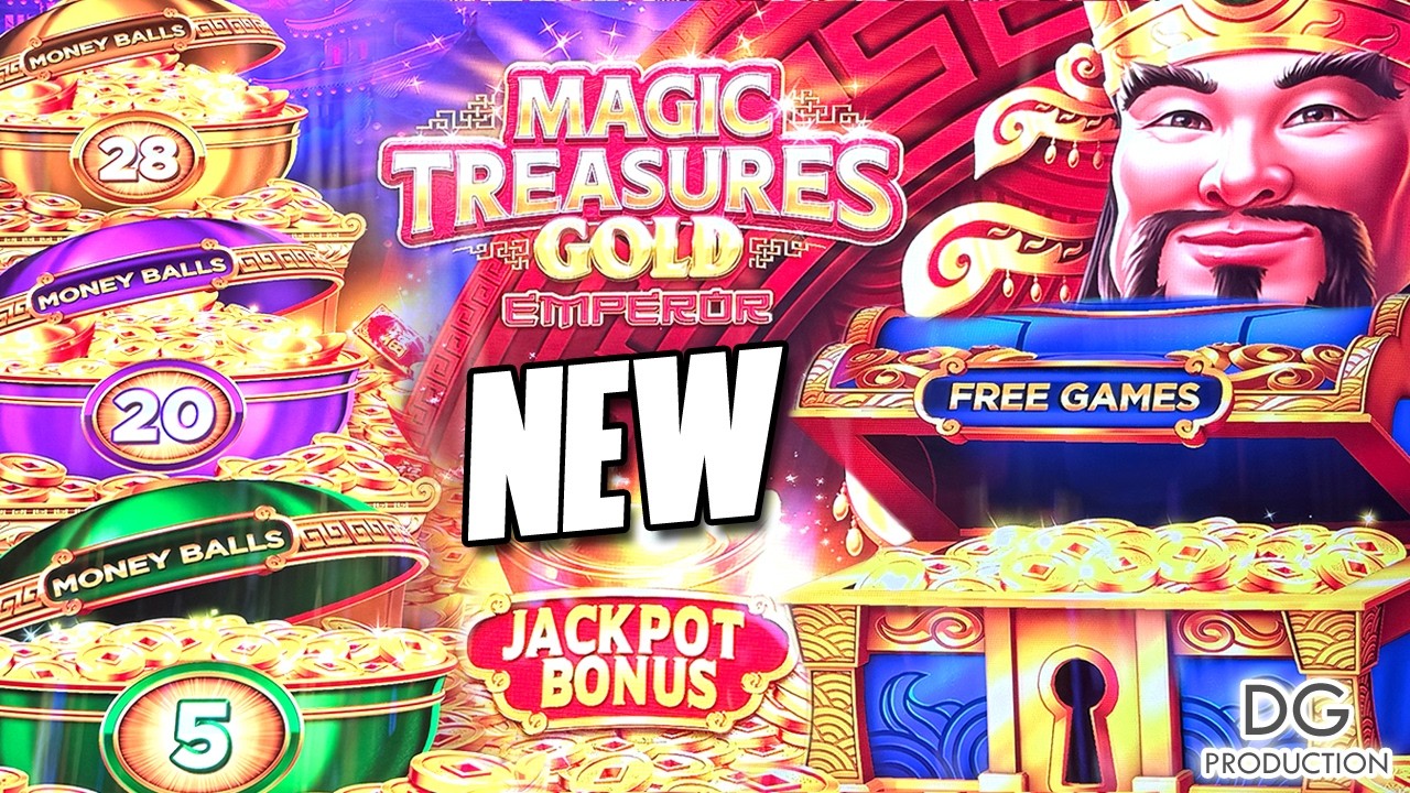 🚨НОВЫЕ МАГИЧЕСКИЕ СОКРОВИЩА GOLD EMPEROR MONEY BALL ДЖЕКПОТ БОНУС ИГРОВОЙ АВТОМАТ КАЗИНО ЛАС-ВЕГА...
