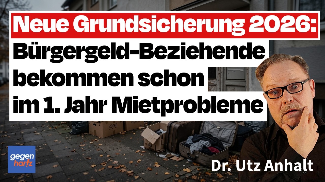 Neue Grundsicherung 2026: Bürgergeld-Beziehende bekommen schon im 1. Jahr Mietprobleme