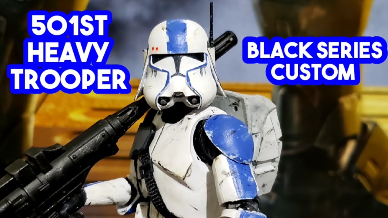 501st Heavy Trooper Black Series Clone Custom [ Showcase ]