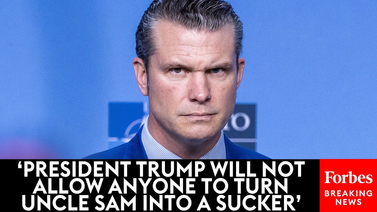 BREAKING NEWS: Pete Hegseth Puts NATO Allies On Notice That U.S. Will Not Be Treated Like A 'Sucker'