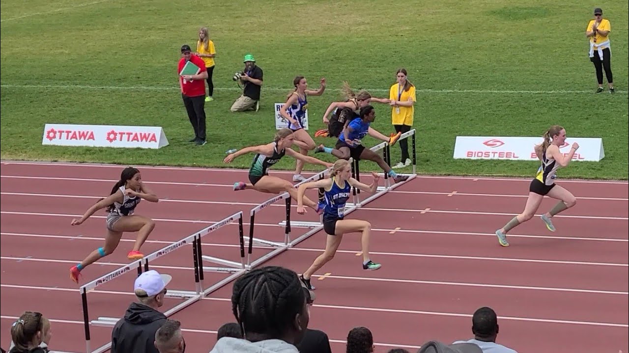 Novice Girls 80m Hurdles Finals | OFSAA Track and Field Championships | June 9th, 2023