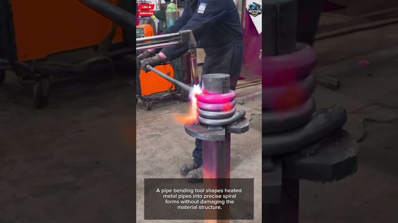 Workshop Pipe Bending Tool Forming Spiral Pipe#tool
