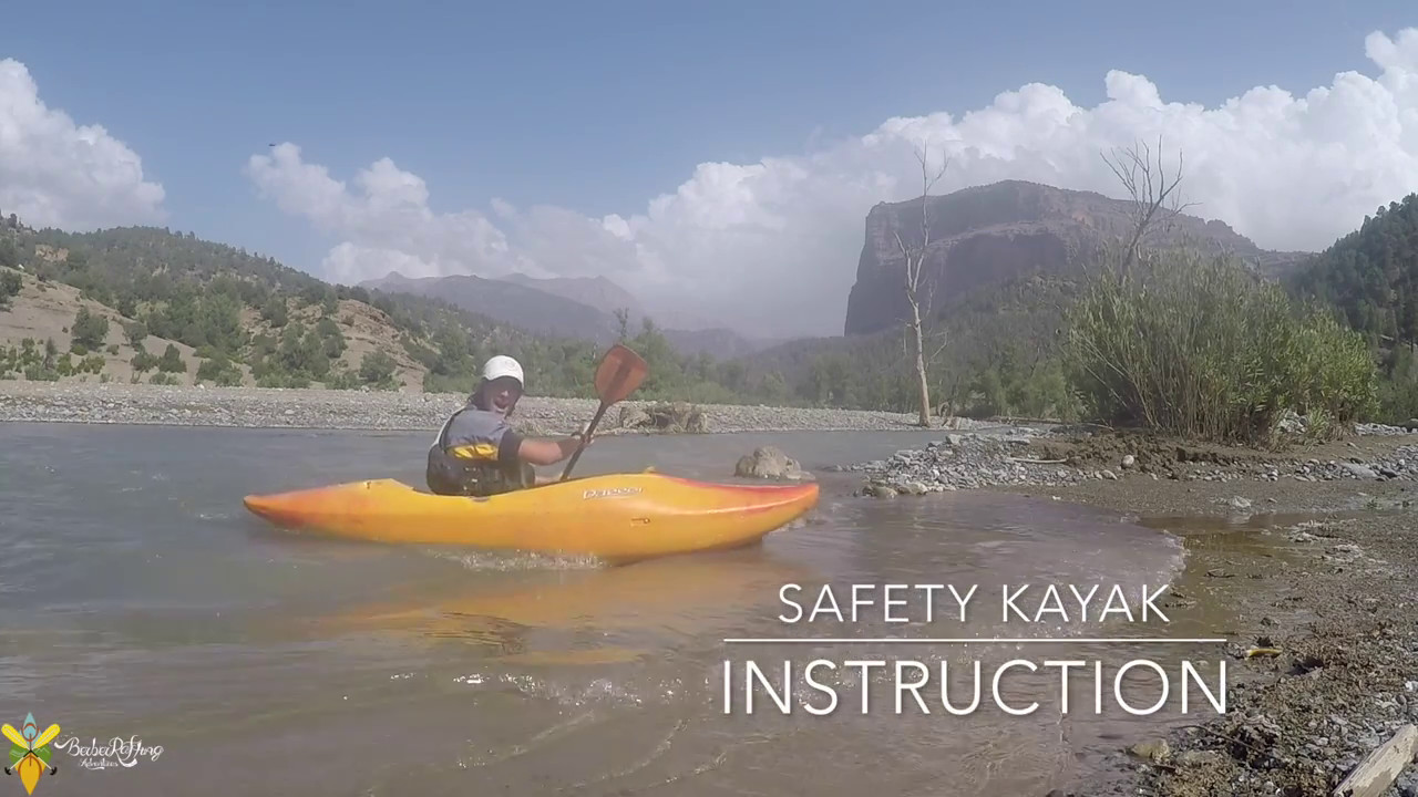 Berber Rafting - Safety Kayak Instruction