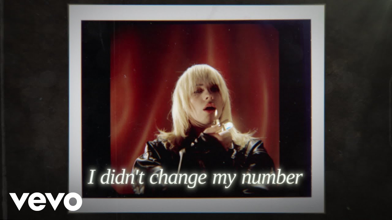 Billie Eilish - I Didn&rsquo;t Change My Number (Official Lyric Video)