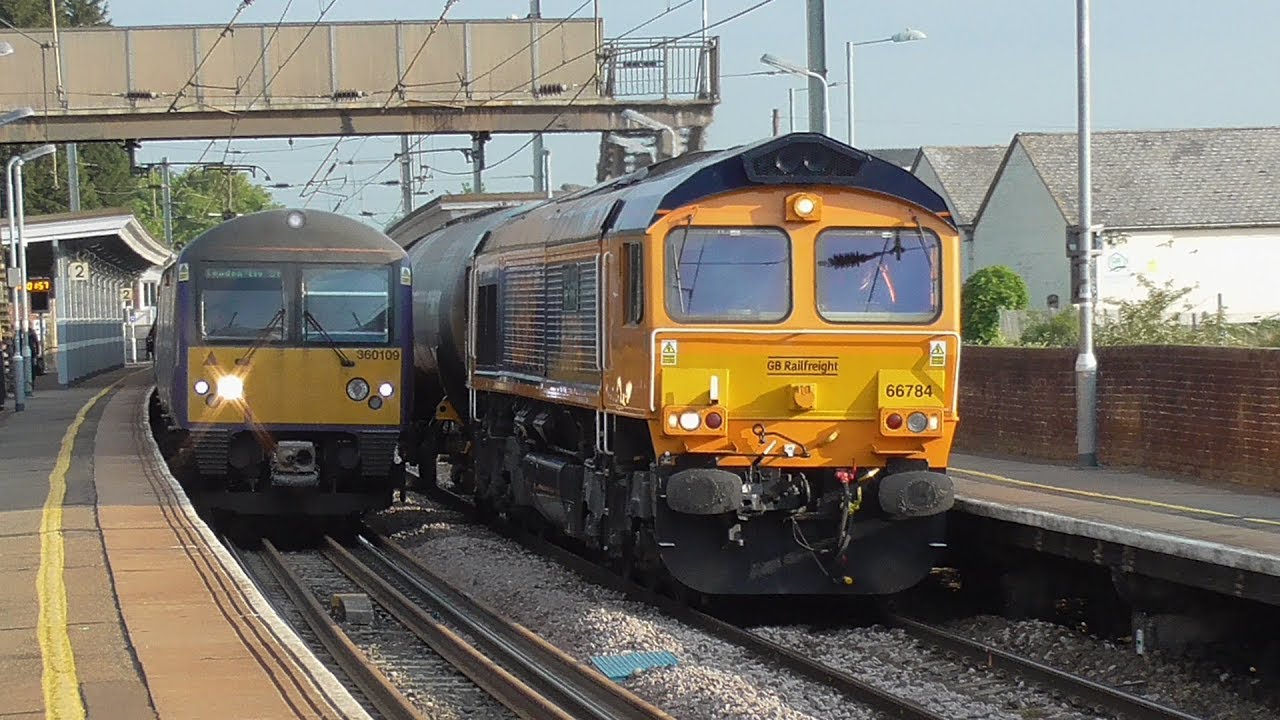 Trains at: Stowmarket - GEML - 29/5/19 *Rush Hour*
