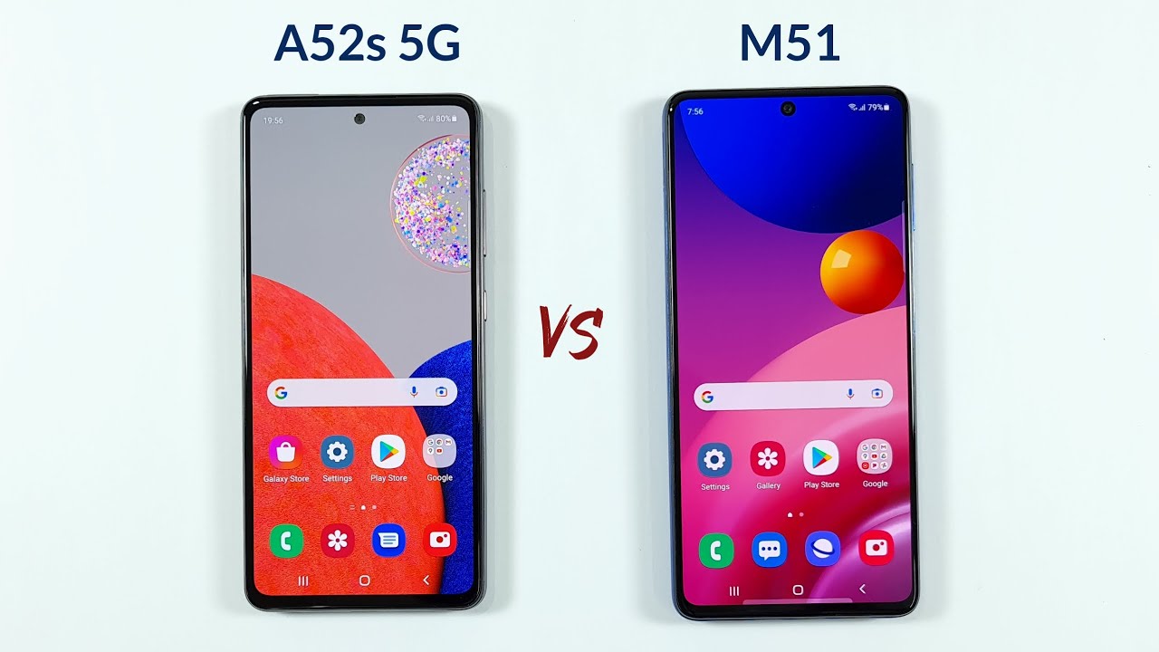 Samsung A52s 5G vs Samsung M51 - Speed Test & Camera Comparison