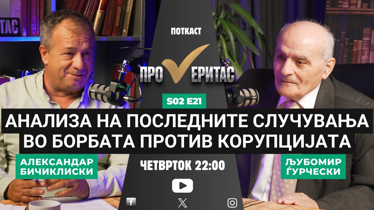 Анализа на последните случувања во борбата против корупцијата | Проверитас | Proveritas S02E21