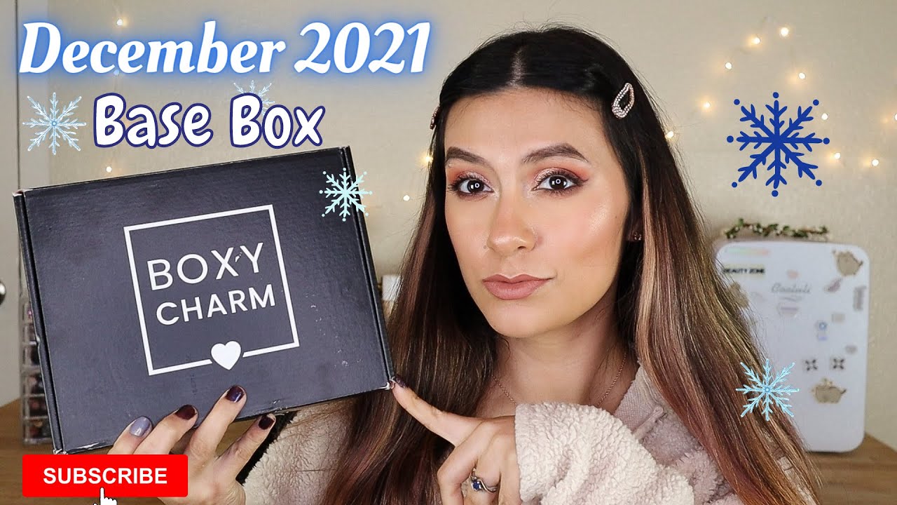 BOXYCHARM DECEMBER 2021 BASE BOX UNBOXING | MY PAID VERSION | SASHY&rsquo;S BEAUTY