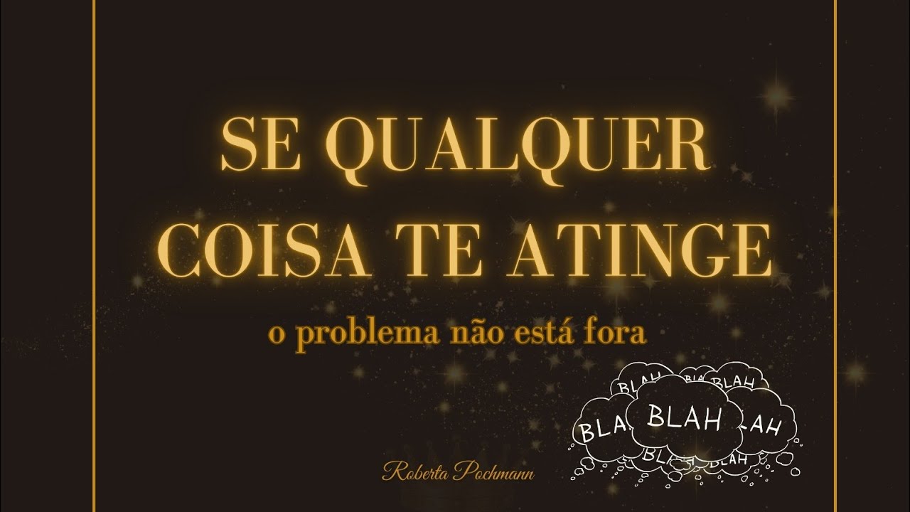 O que falam de você só dói quando confirma algo em você