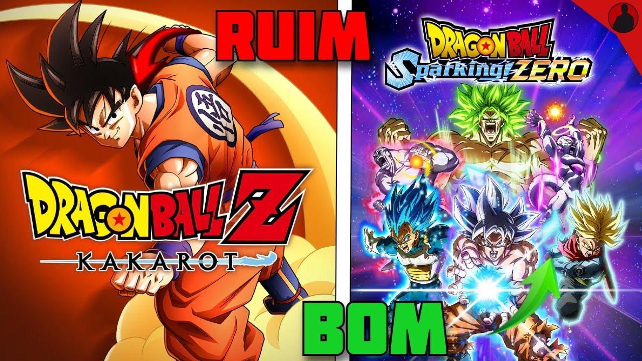 QUAL &Eacute; O MELHOR? - Dragon Ball Kakarot vs. Dragon Ball Sparking Zero