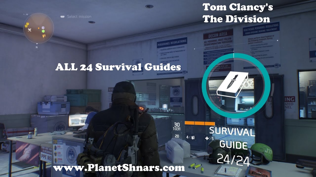 All 24 Survival Guide Locations - Tom Clancy's The Division