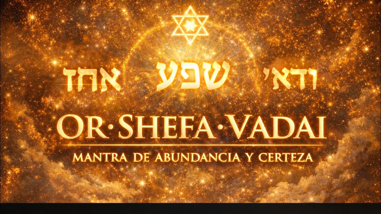 Mantra Hebreo de Abundancia y Milagros | Ejad Lamed Vav Vav – Conexión con Metatron y Certeza Divina