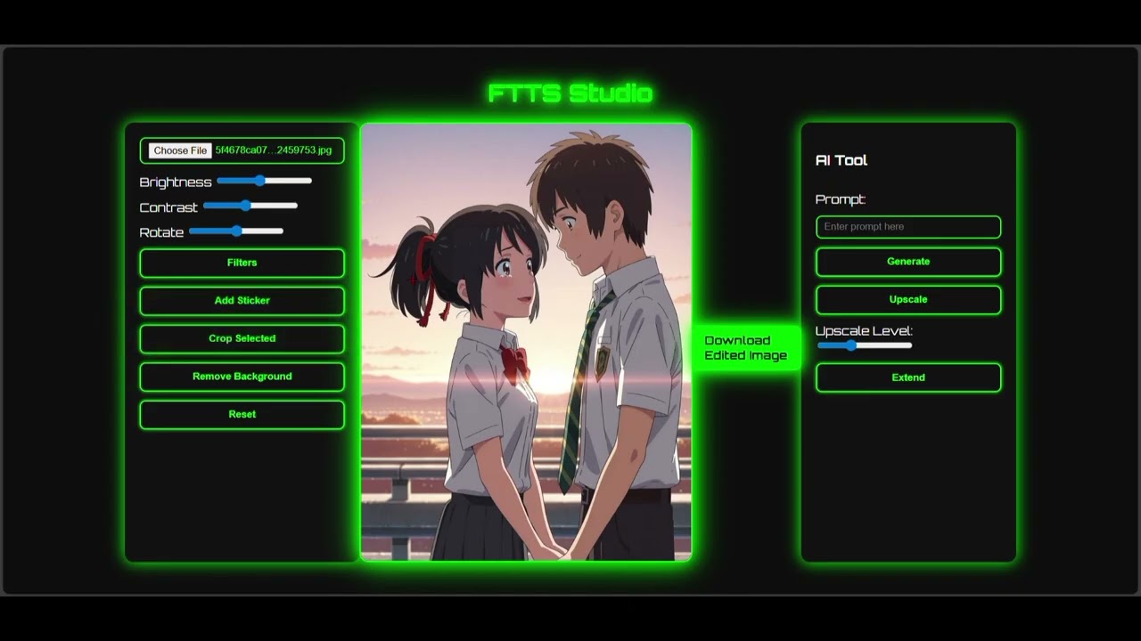 FTTS Studio | AI-Powered Image Editor with Ballerina & Python | Innovate with Ballerina 2025