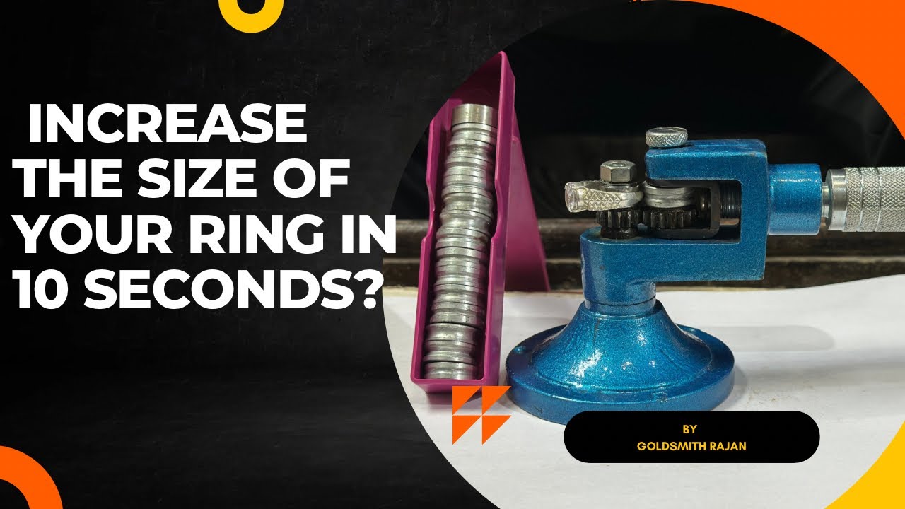 How to increase the size of a ring in 10 seconds | DIY Gold silver ring size adjusting mechine