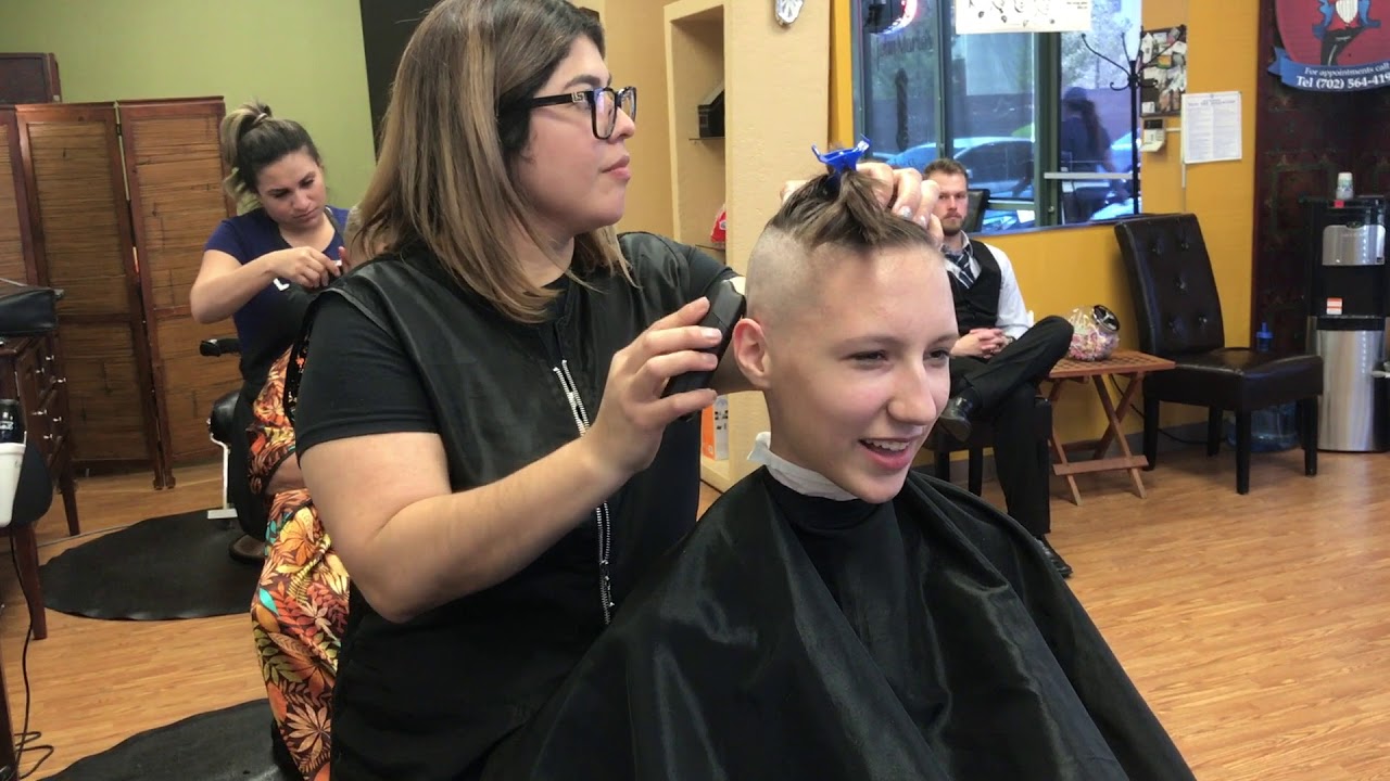 Madyson LV: She Gets A Severe Undercut (YT Original)