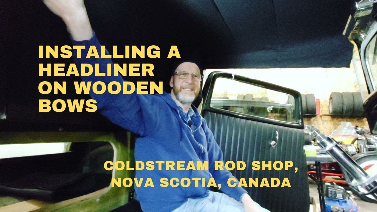 1932 Ford 3 Window Coupe - How we installed the headliner