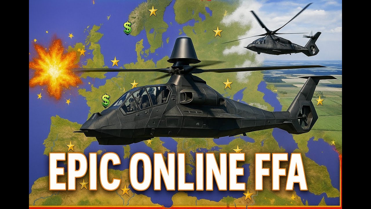 ONLINE FREE FOR ALL - BATTLE FOR EUROPE - GENERALS ONLINE 60HZ - C&C GENERALS ZERO HOUR GAMEPLAY