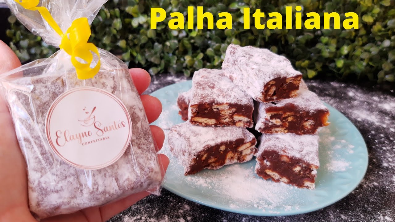 PALHA ITALIANA DE CHOCOLATE deliciosa e vende o ano todo