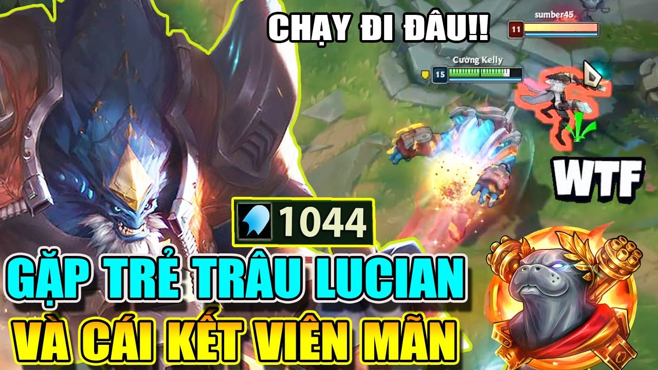 TRẺ TRÂU LUCIAN CHỬI BẬY TRONG CHẾ ĐỘ URF VÀ CÁI KẾT VIÊN MÃN