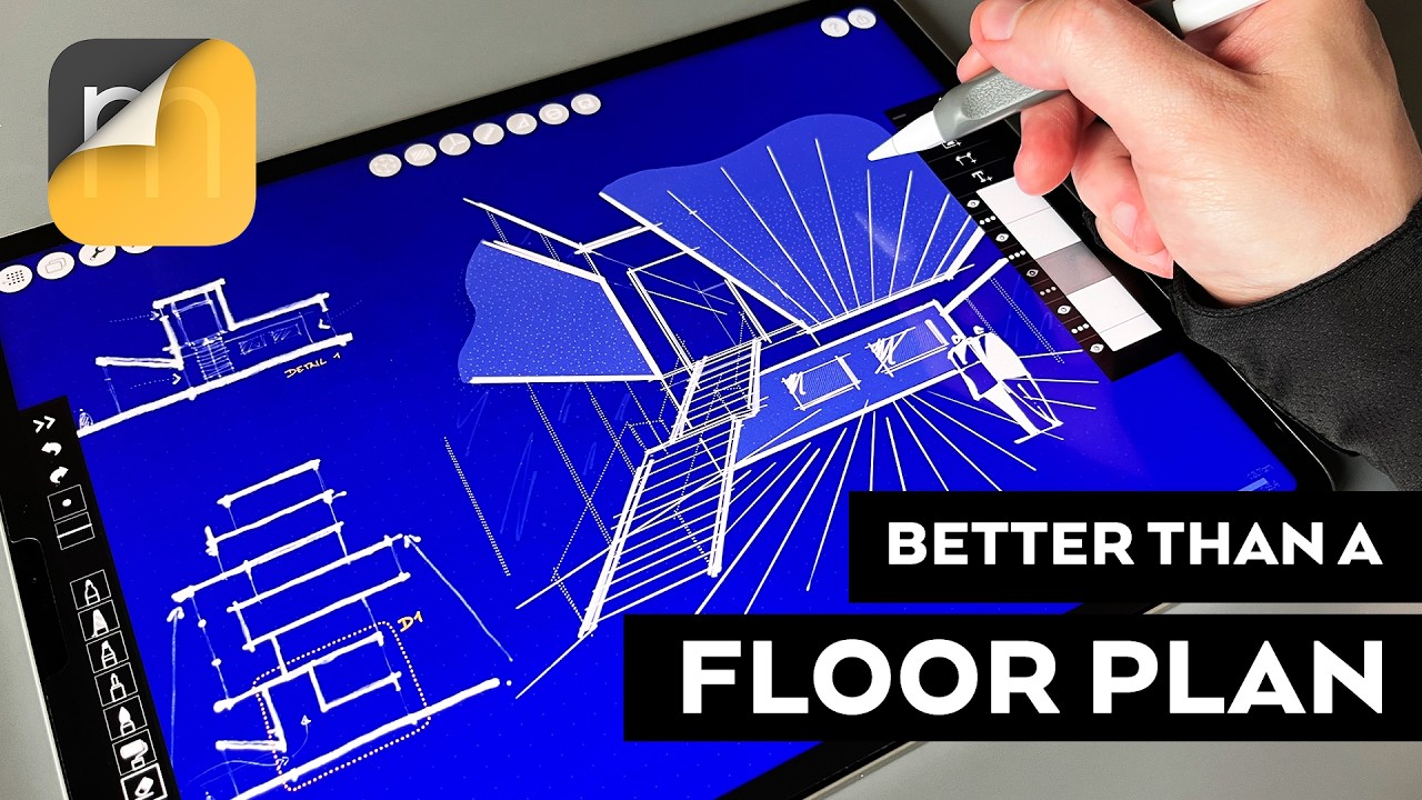 Architecture Concept Design: Section to Perspective Drawing