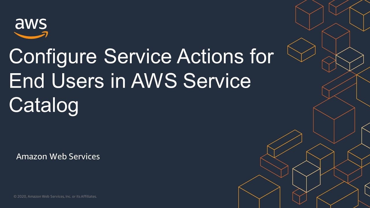 Configure Service Actions for End Users in AWS Service Catalog