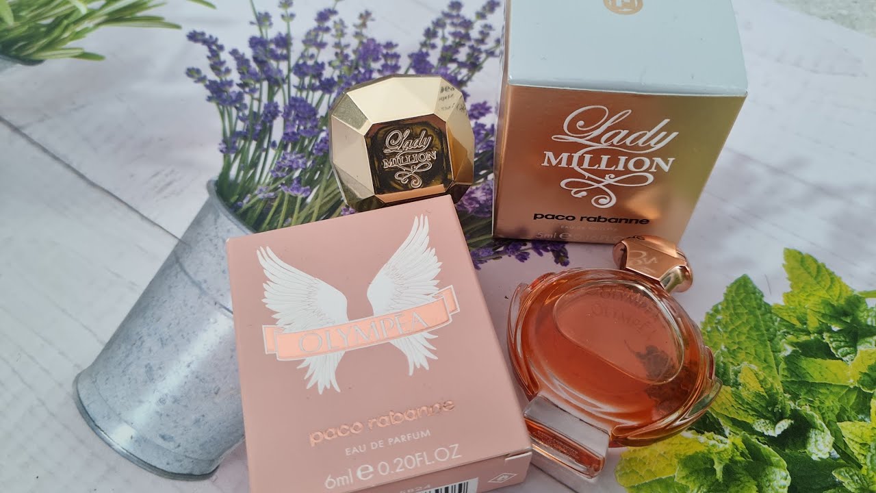 ПАРФЮМЕРНАЯ вода Olympea и Lady Million марки PACO RABANNE.
